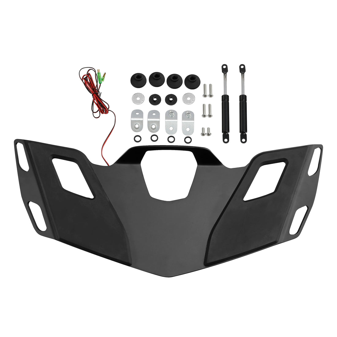 Trunk Luggage Rack LED Brake Light Fit For Honda Goldwing 1800 2018-2020 Black