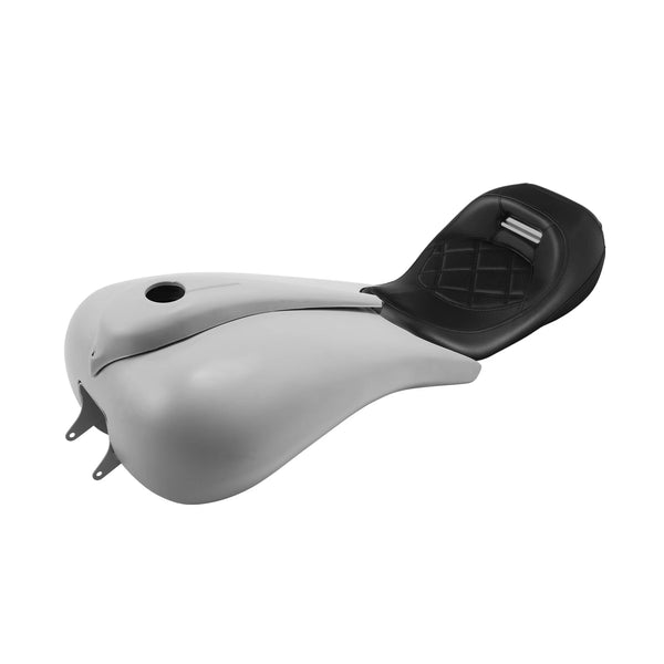 Solo Driver Seat & Stretched Fuel Gas Tank Fit For Harley Touring 2009-2023