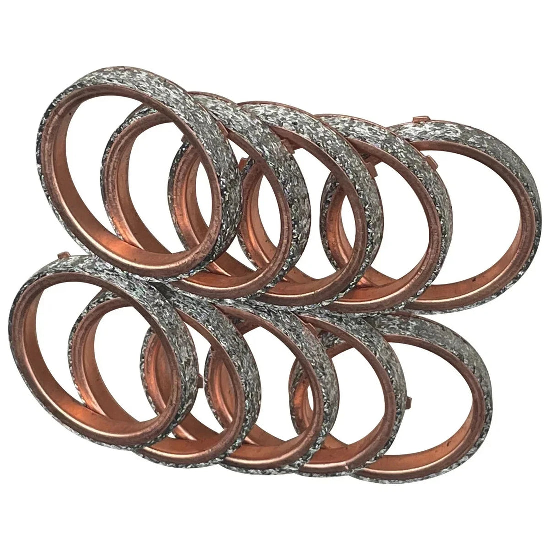 10pcs Exhaust Pipe Gasket For Kawasaki AE50 AE80 AR50 AR80 81-83 KX80 79-80
