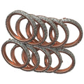 10pcs Exhaust Pipe Gasket For Kawasaki AE50 AE80 AR50 AR80 81-83 KX80 79-80