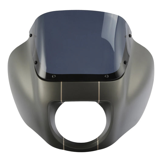 Fairings Windshield Fit For Harley Street Bob Low Rider 2018-24 Industrial Gray