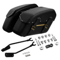 Black Detachable Saddlebags W/ Mount Kit Fit For Harley Fat Boy Flfbs 2018-2025