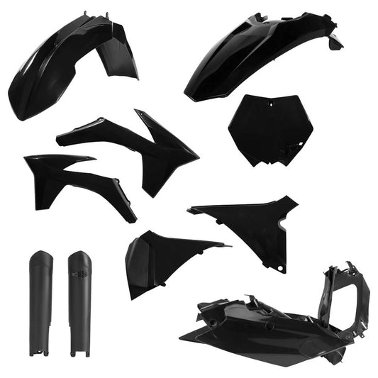 Acerbis Full Plastic Kit Black For KTM 250 XC 2012