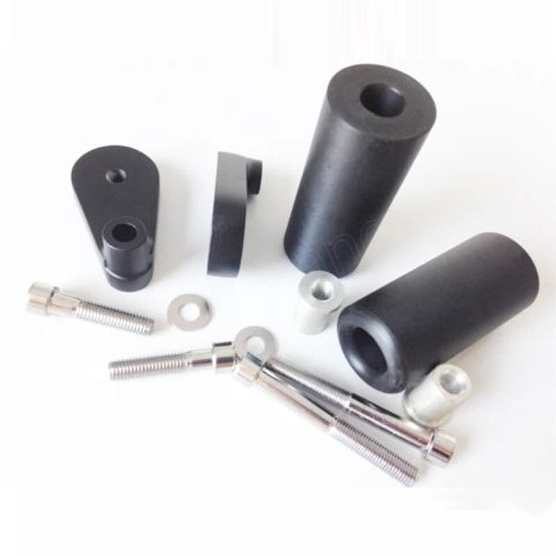 Fit For 2007 2008 Yamaha Yzf R1 Motorcycle Frame Sliders Crash Protector Black