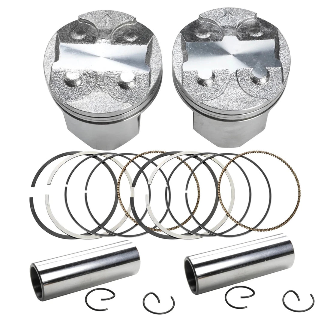 2pcs 62.50mm Piston Rings Kit For Kawasaki Ninja250 86-07 GPX250R 88-07 ZZR250