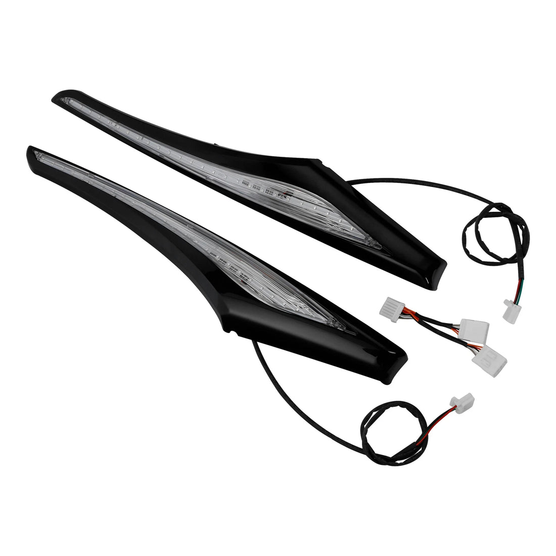 Saddlebag Accent Swoop LED Light Clear Lens Fit For Honda GL1800 12-17 F6B 13-17