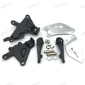 Kawasaki Ninja ZX-10R Black Front Foot Pegs Footrest Bracket Fit For 2011-2023