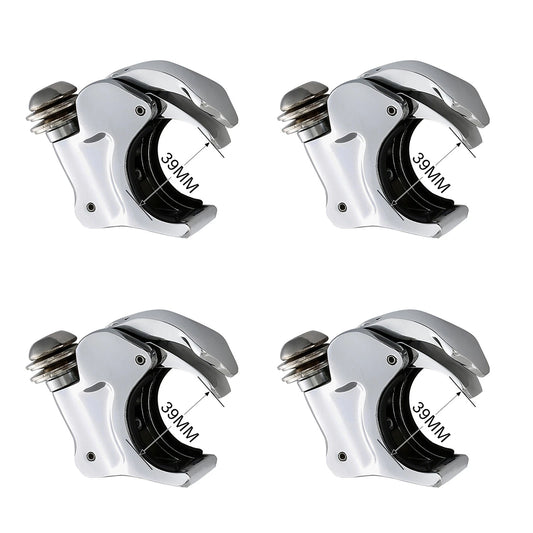 39mm 4PCS Front Fork Windshield Clamps Fit For Harley Dyna Sportster XL 883 1200