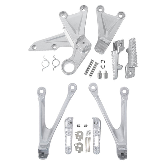 Driver & Passenger Footrests Footpegs Bracket Fit For Honda CBR1000RR 2008-2016