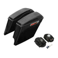 5" Stretched Hard Saddlebags, 5x7" Speakers Fit For Harley Road Glide 14-23