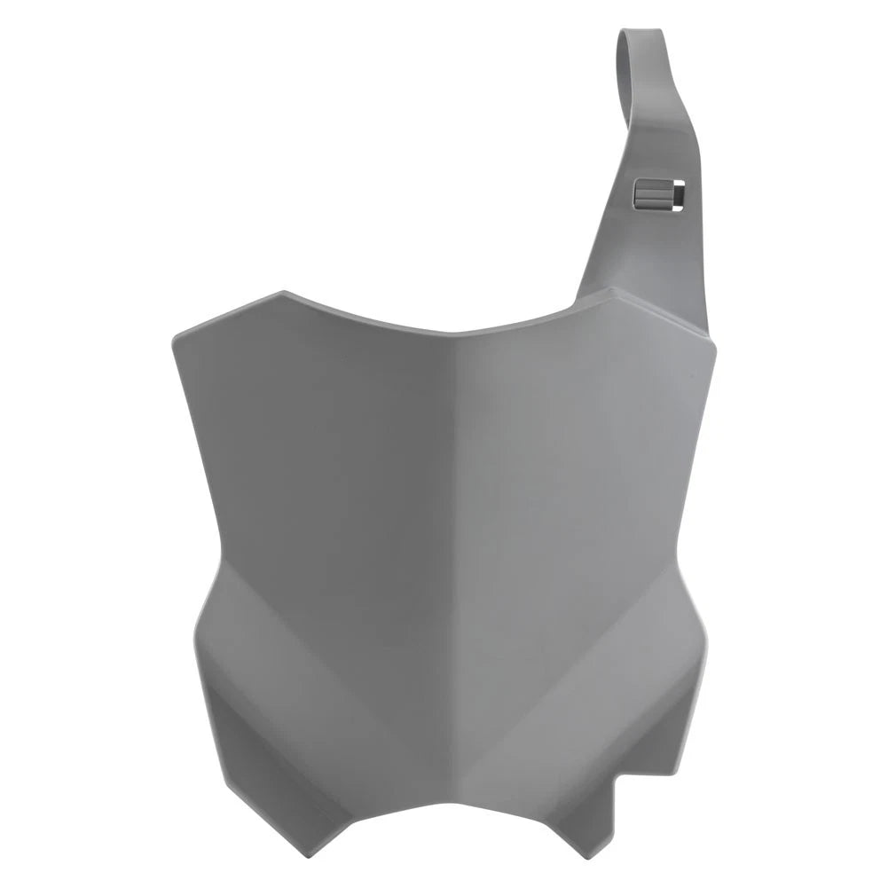 Acerbis 2449390011 Front Number Plate Grey