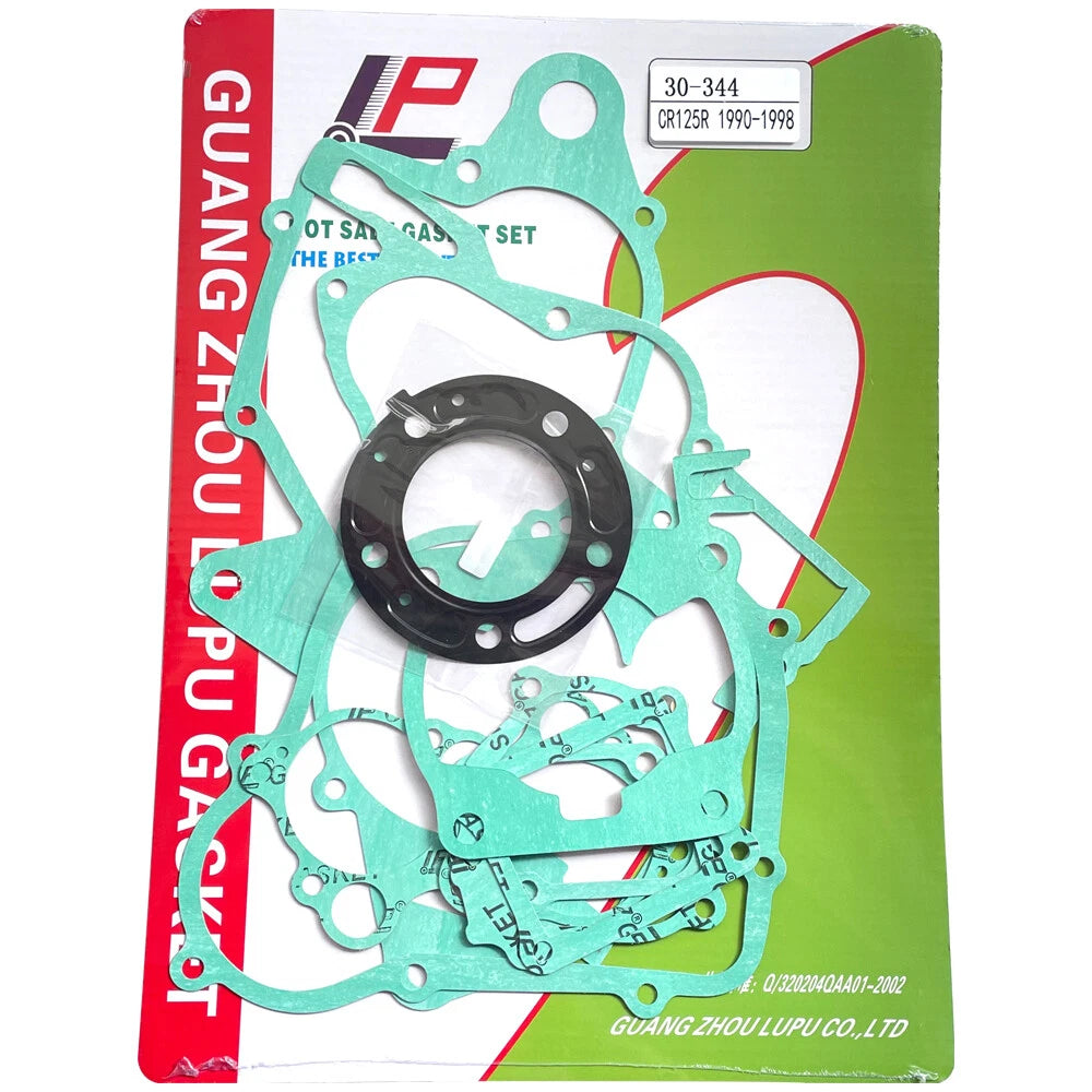 Engine Cylinder Crankcase Cover Gasket Kit For Honda CR125 CR125R 1990-1998