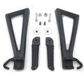 Yamaha YZF-R6 Black Rear Passenger Foot Pegs Bracket Fit For 2006-2016