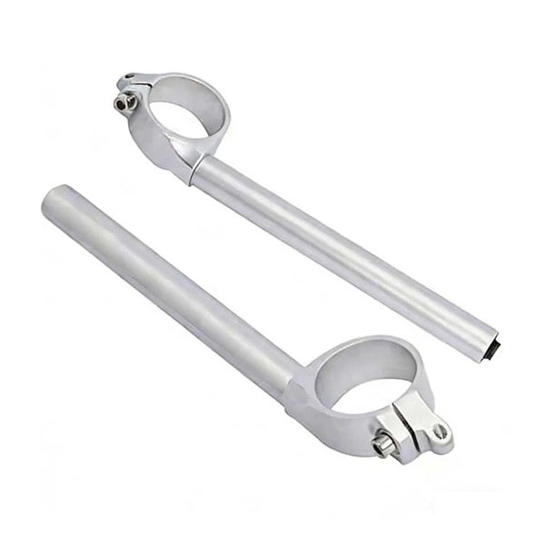 Motorcycle Clip Ons Clip On Fork Handlebar For Yamaha Yzf R1 2015-2021 Silver