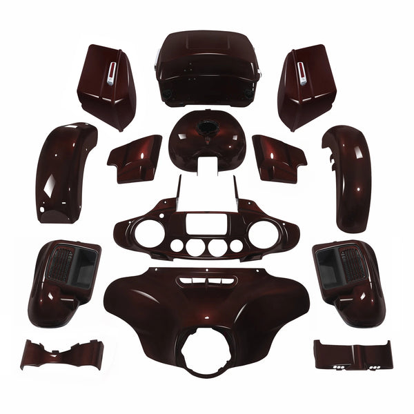 Fairings Body Work Kit Fit For Harley Electra Glide 2014-2024 Midnight Crimson