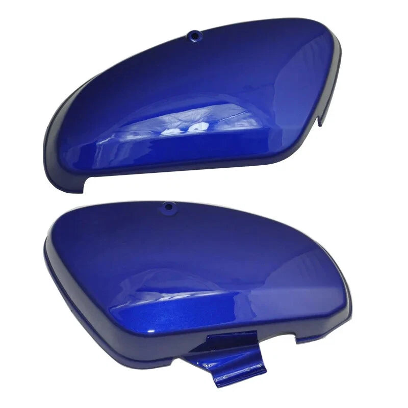 Right Left Side Covers For Honda Passport Step Thru C50 Super Cub One Pair Blue