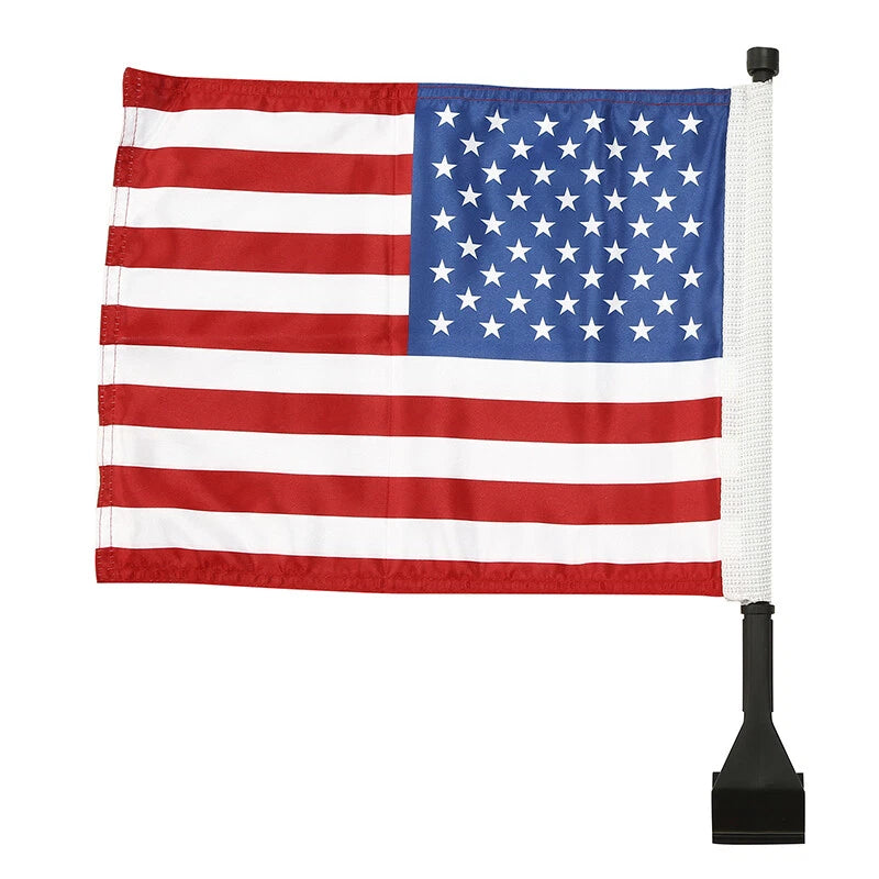 Saddlebag Trunk Clamp On American Flag Pole Fit For Harley Touring