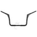 12" Rise 1 1/4" Ape Hanger Handlebar Fit For Harley Dressers Touring Black 82-24