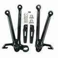 Rear Passenger Footpegs Bracket Mount Fit For Suzuki GSXR1000 2005-2006 Black US
