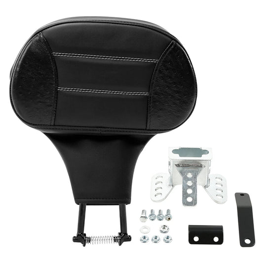 Front Driver Backrest Pad Fit For Harley Touring Electra Street Road King Glide