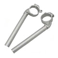 Motorcycle Clip-On Handlebar Grips Fit for Yamaha YZF-R1 2009-2013 2014 Silver