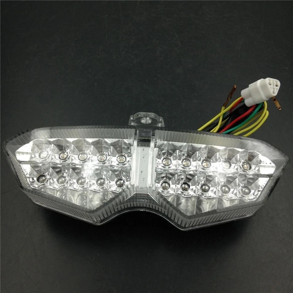 Fits Yamaha Yzf R6 2003-2005 Yzf R6S 2006-2009 LED Tail Light Clear Turn Signals
