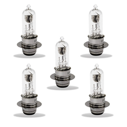 5 Bombillas Puntiagudas Para Scooter 12V25/25W 50CC 150CC 250CC Znen Jonway Tank