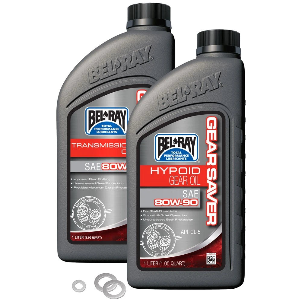 Tusk 204-412-013948a1-4ba6ff Drivetrain Oil Change Kit with Bel-Ray Oil