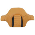 Yellow King Chopped Trunk Backrest Pad Fit For Harley Touring Road King 2014-25