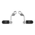 32mm 1-1/4" Long Angled Adjustable Highway Foot Pegs Footpeg For Harley Davidson