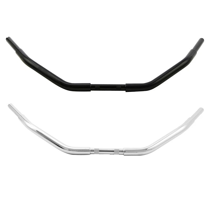 3.5" Rise Bar Handlebar Fit For Harley Softail Dyna Low Rider Black/Chrome