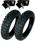 2) HD Tires And Tubes Straight Stem Size 2.50-10 2.50X10 For Yamaha PW50 50CC