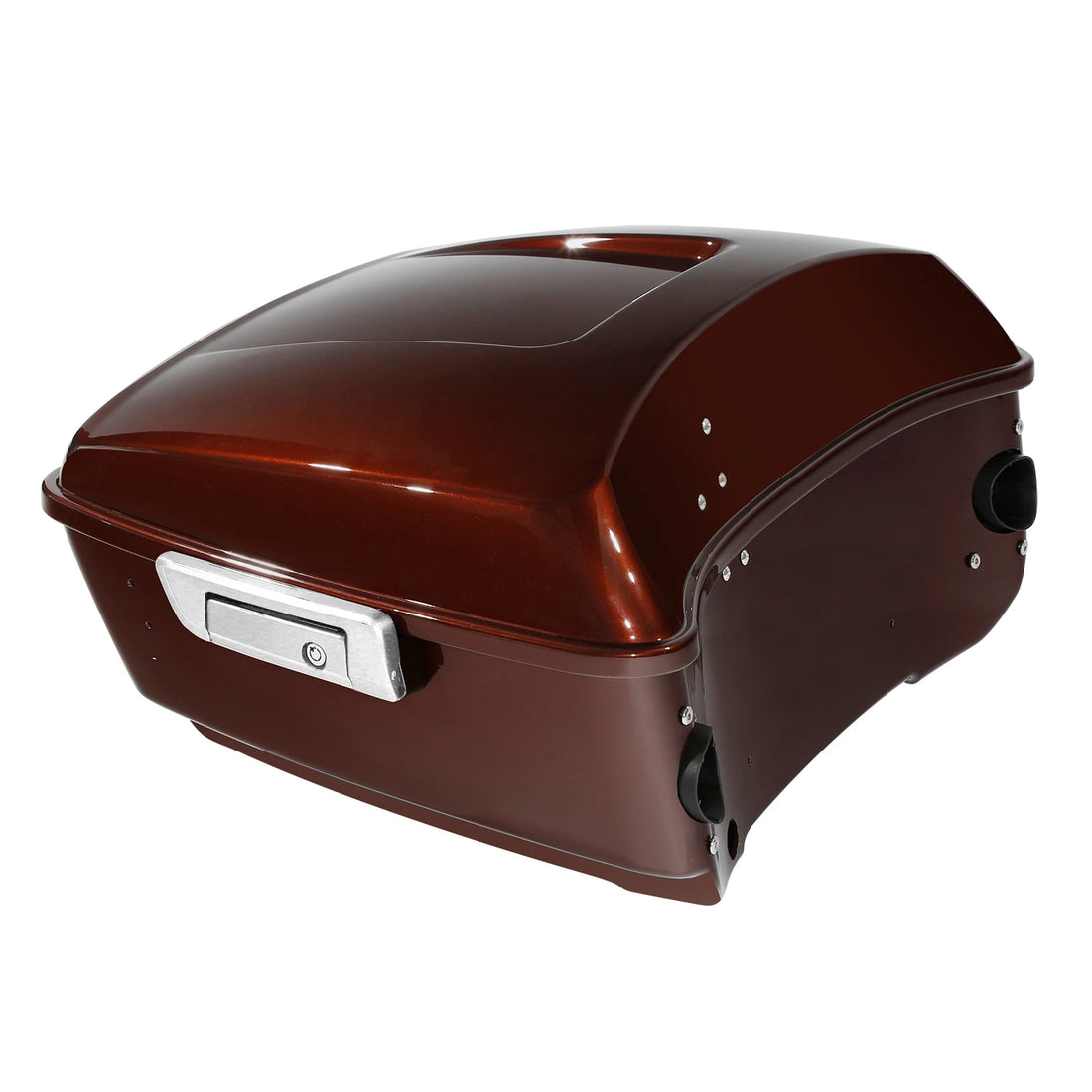King Trunk Fit For Harley Touring Auburn Sunglo Black Hole W/ Rich Bourbon