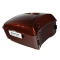 King Trunk Fit For Harley Touring Auburn Sunglo Black Hole W/ Rich Bourbon