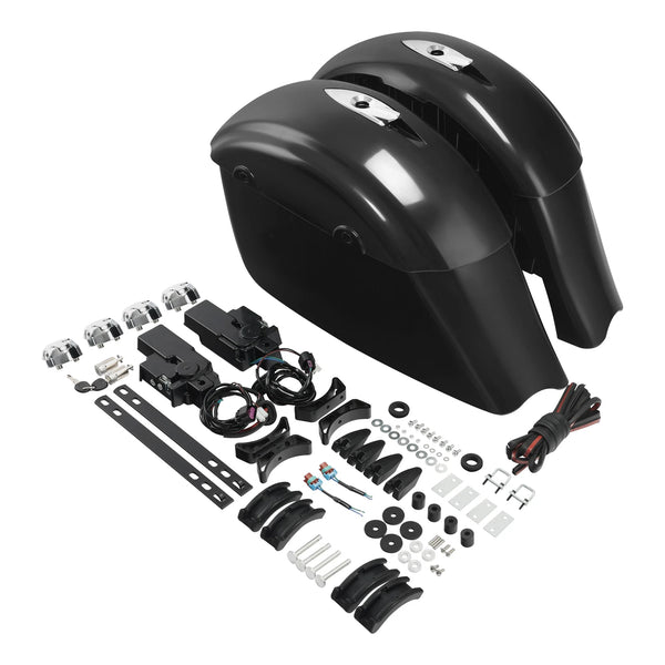 Hard Saddlebags Electronic Latch Lid Fit For Indian Chieftain Dark Horse 16-2018