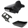 Chopped Trunk Backrest Mount Fit For Harley Touring Road King Glide 09-13