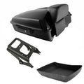 Chopped Trunk Backrest Mount Rack Fit For Harley Touring Electra Glide 09-2013