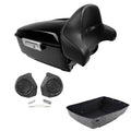 King Trunk Backrest w/ Speakers Fit For Harley Touring Street Road Glide 14-2026