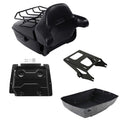 King Trunk Backrest Plate Mount Rack Fit For Harley Touring Street Glide 14-2026