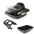 King Trunk Luggage Backrest Tail Light Rack Mount Fit For Harley Touring '09-13