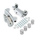 Chrome 4 Point Docking Hardware Kit & Covers Fit For Harley Touring Models 09-13