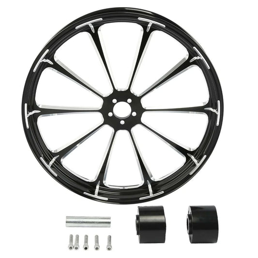 26" x 3.5" Wheel Rim Dual Disc Wheel Hub Fit For Harley Street Glide ABS 97-2021