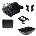 King Trunk Backrest Mount Rack Docking Plate Fit For Harley Touring Flhx 14-2026