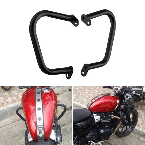 Engine Guard Crash Bar Fit For Triumph Street Twin Thruxton 1200 2016-2020 Black