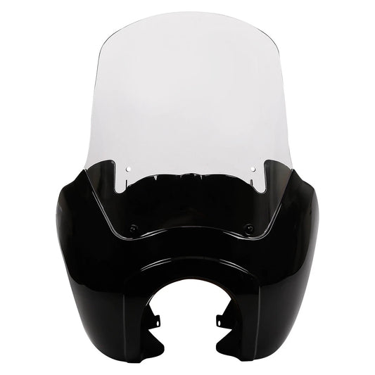 Front Fairing W/ Clear Windshield Fit For Harley Dyna Low Rider Wide Super Glide