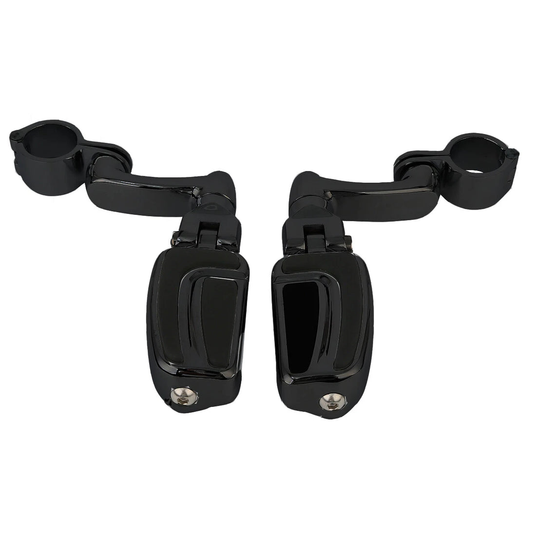1-1/4" Highway Engine Guard Foot Pegs Mount Fit For Harley Electra Street Glide