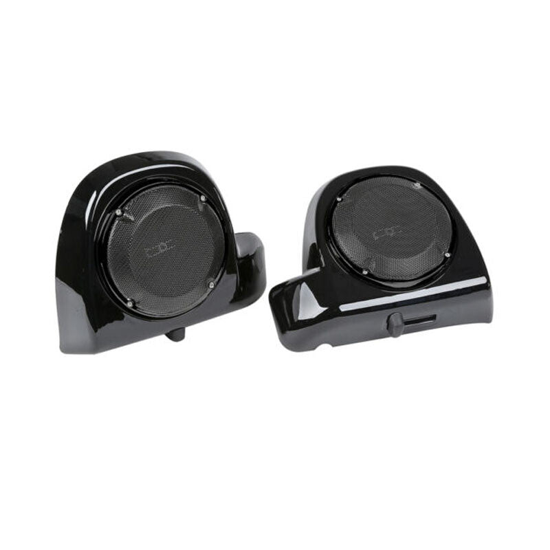 Lower Vented Fairing Pods Speakers Grills Fit For Harley Touring 2014-2024 Black