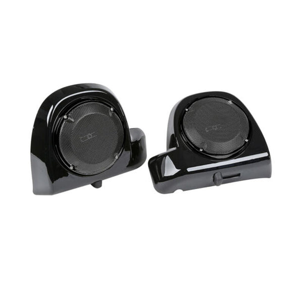 Lower Vented Fairing Pods Speakers Grills Fit For Harley Touring 2014-2024 Black