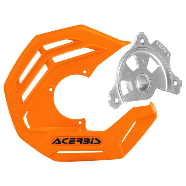 Acerbis 1987660044 X-Future Front Disc Cover with Mounting Kit Orange