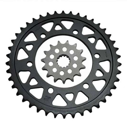 530 15T 42T Front Rear Sprocket For Kawasaki GPX500 R 1988 GPZ500 R 1988